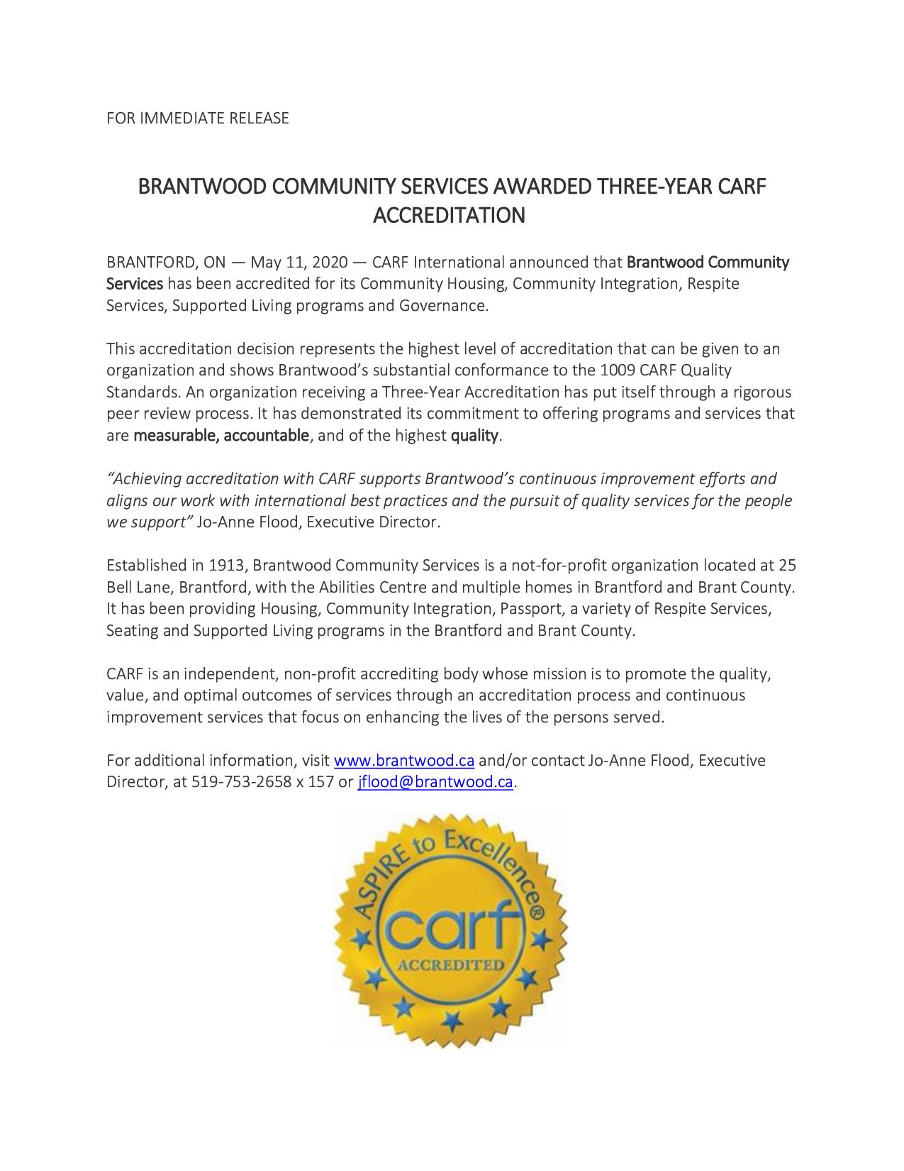 CARF Accreditation Media Release revised1.jpg